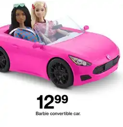 Target Barbie convertible car offer