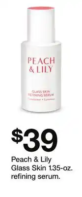 Target Peach & Lily Glass Skin 1.35-oz. refining serum offer