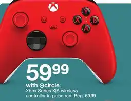 Target Xbox Series X|S wireless controller in pulse red offer