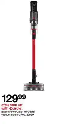 Target Bissell PowerClean FurGuard vacuum cleaner offer