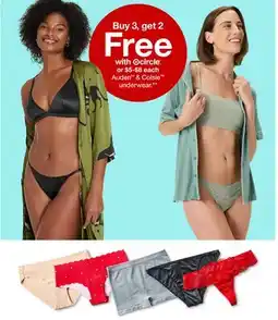 Target Auden & Colsie underwear offer