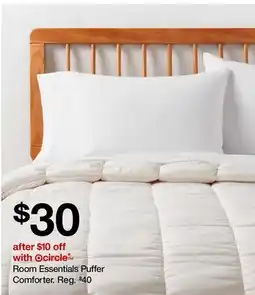 Target Room Essentials Puffer Comforter offer