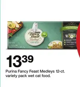 Target Purina Fancy Feast Medleys 12-ct. Variety pack wet cat food offer