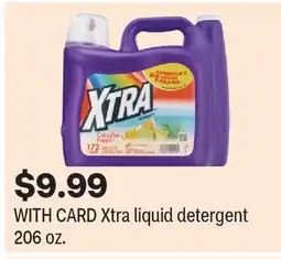 CVS Xtra liquid detergent 206 oz offer