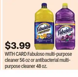 CVS Fabuloso multi-purpose cleaner 56 oz or antibacterial multi-purpose cleaner 48 oz offer