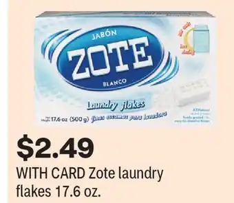 CVS Zote laundry flakes 17.6 oz offer