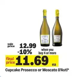 Meijer Cupcake Prosecco or Moscato D’Asti offer
