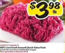 Fresco y Más Lean Fresh Ground Chuck Value Pack offer