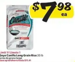 Fresco y Más Goya Canilla Long Grain Rice offer