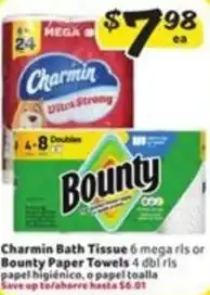Fresco y Más Charmin Bath Tissue or Bounty Paper Towels offer