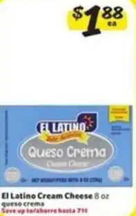 Fresco y Más El Latino Cream Cheese offer