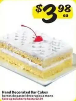 Fresco y Más Hand Decorated Bar Cakes offer