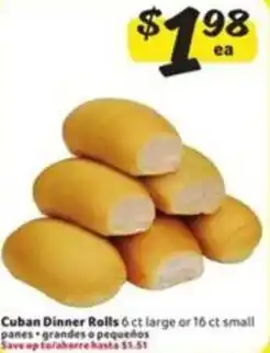 Fresco y Más Cuban Dinner Rolls offer