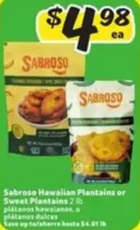 Fresco y Más Sabroso Hawaiian Plantains or Sweet Plantains offer