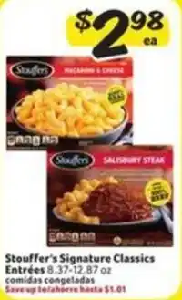 Fresco y Más Stouffer's Signature Classics Entrées offer