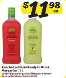 Fresco y Más Rancho La Gloria Ready to Drink Margarita offer