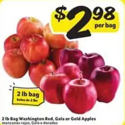 Fresco y Más Bag Washington Red, Gala or Gold Apples offer