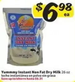 Fresco y Más Yummmy Instant Non Fat Dry Milk offer
