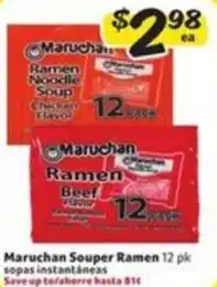 Fresco y Más Maruchan Souper Ramen offer
