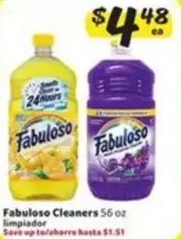 Fresco y Más Fabuloso Cleaners offer