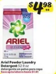 Fresco y Más Ariel Powder Laundry Detergent offer