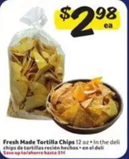 Fresco y Más Fresh Made Tortilla Chips offer