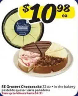 Fresco y Más SE Grocers Cheesecake offer