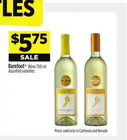 Dollar General Barefoot Wine offer