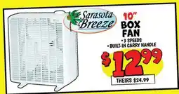 Ollie's Sarasota Breeze 10 BOX FAN offer