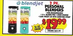 Ollie's blendjet 2 PK. PERSONAL BLENDERS offer