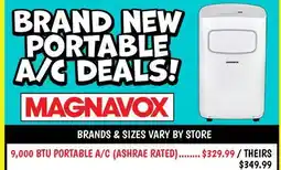 Ollie's 9,000 BTU PORTABLE A/C offer