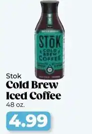 Roche Bros Stok cold brew iced coffee offer