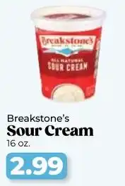 Roche Bros Breakstone's sour cream offer