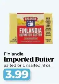 Roche Bros Finlandia imported butter offer