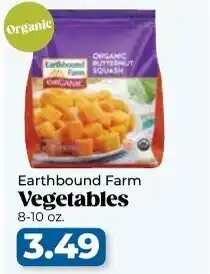 Roche Bros Earthbound farm vegetables offer