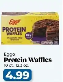 Roche Bros Eggo protein waffles offer