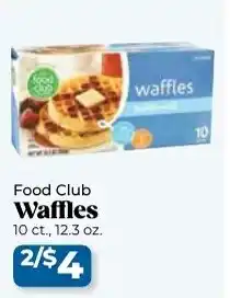 Roche Bros Food club waffles offer
