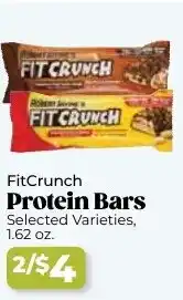 Roche Bros FitCrunch protein bars offer