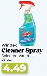 Roche Bros Windex cleaner spray offer