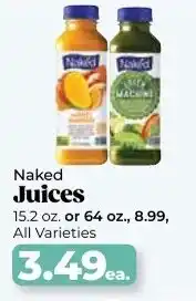 Roche Bros Naked juices offer