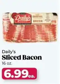 Roche Bros Daily's sliced bacon offer
