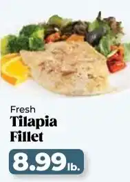 Roche Bros Fresh tilapia fillet offer