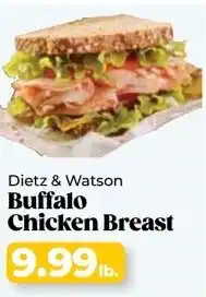 Roche Bros Dietz & watson buffalo chicken breast offer