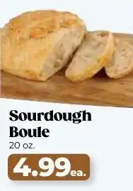 Roche Bros Sourdough boule offer