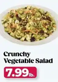 Roche Bros Crunchy vegetable salad offer