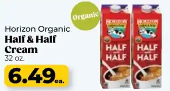 Roche Bros Horizon organic half & half cream offer