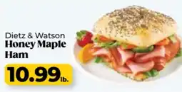 Roche Bros Dietz & watson honey maple ham offer