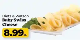 Roche Bros Dietz & Watson baby swiss cheese offer