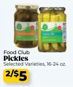 Roche Bros Food club pickles offer
