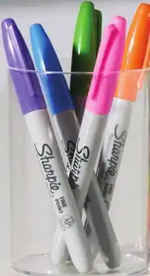 Family Dollar Sharpie Glam Pop Fine Point Markers offer